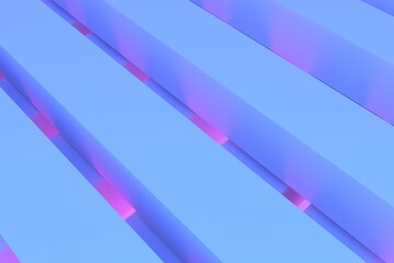 Poster - Abstract color background with lines and stripes for business illustrations, 3D rendering