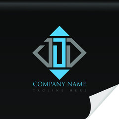 Fototapete - DDD letter logo creative design. DDD unique design.
