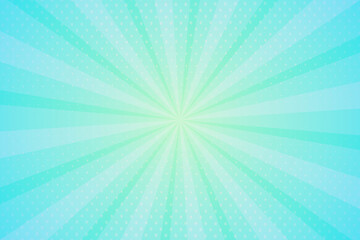 Wall Mural - Green light burst abstract background design with dotted, vector illustration