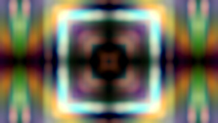 Wall Mural - Abstract gadient neon fractal background.