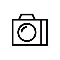 Sticker - Photo camera vector icon symbol design