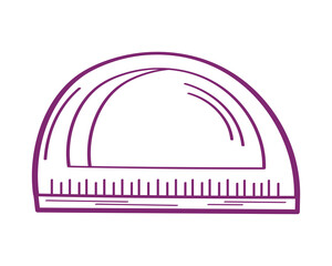 Poster - protractor school supply