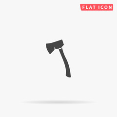 Fototapete - Axe flat vector icon