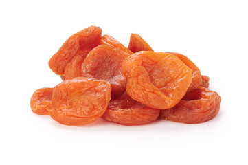 Wall Mural - apricots dried pitted isolated on white