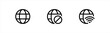 internet connection icons. no connection sign. connection flat symbol for apps and websites.