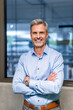 © Westend61 - Portrait of confident mature businessman in factory