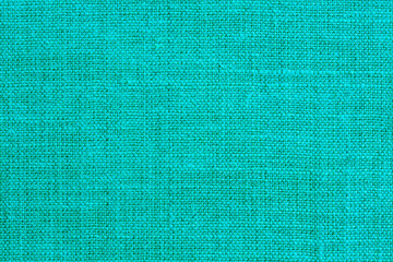 Wall Mural - Macro photo of turquoise textile texture for background
