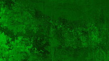 Wall Green Grunge Background
