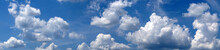 Blue Sky With Small Clouds - Panorama
