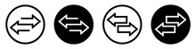 Transfer Icon. Exchange Arrow Icon, Vector Illustration