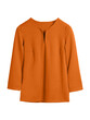 Orange modern elegant woman office blouse isolated white
