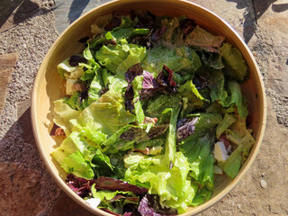 Poster - Salade verte dans un bol