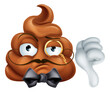 Arrogant Posh Snooty Poop Poo Emoticon Emoji Icon