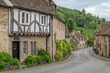 © Penny - honey coloured Cotswold stone houses in Castle Combe Wiltshire England often named as the prettiest village in England