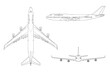 Jumbo, avión de línea de cuatro motores 747