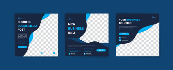 social media post template for business promotion