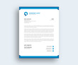 Creative Abstract official  Letterhead template design