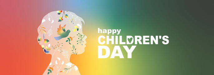 Happy Children's Day card.