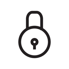 Sticker - access denied lock login padlock protected secure icon