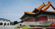 Chiang Kai-shek Memorial Hall In Taiwan