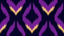 Traditional Tribal Or Modern Native Ikat Pattern. Geometric Ethnic Background For Pattern Seamless Design Or Wallpaper.