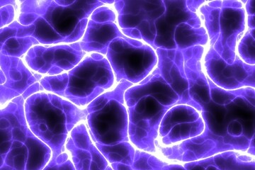 Poster - beautiful purple energy flames computer graphics background or texture illustration