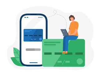 Poster - Credit card payment, internet banking service application