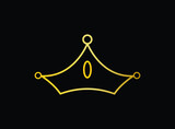 Fototapeta  - Creative Crown Concept Logo Design Template