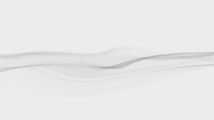 Wall Mural - abstract digital wave background mesh loop