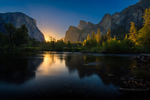 Sunrise Over Yosemite Valley.