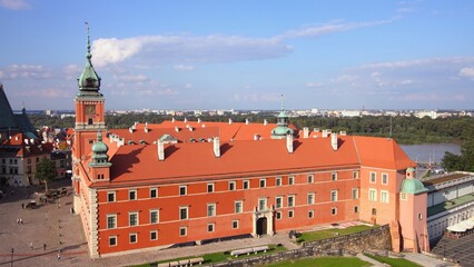 Sticker - Warsaw Castle. Landmark of Poland.