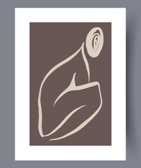 Wall Mural - eccentric modern artworks for print for interior design. printable abstract art wall decorations. si