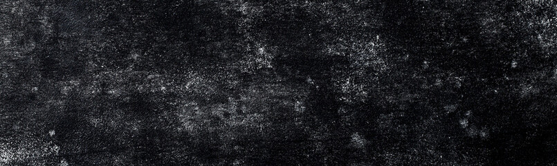 Wall Mural - Empty black background with old vintage texture. Rough dirty paint pattern