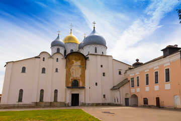 Wall Mural - Architecture of historical places. Veliky Novgorod