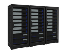 Server Rack Server With White Background, 3d Illustration