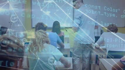 Poster - Animation of data processing over diverse students