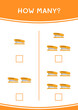© KidsStation - How many of Stapler, game for children. Vector illustration, printable worksheet