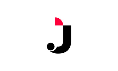 Fototapete - Letter J logo icon template