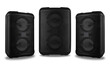 © A_A88 - acoustic sound system, speakers, on a white background