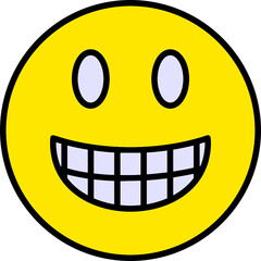 Sticker - Grinning Face Icon