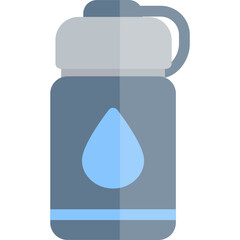 Wall Mural - Water Bottles Icon