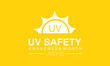 UV safety awareness month.Annual celebration in July. Concept of understanding damaging of ultraviolet light exposure for people skin. Vector illustration of banner template.