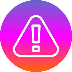 Sticker - caution icon