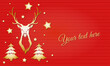 Bożonarodzeniowa świąteczna kartka z elementami dekoracyjnymi wektor
