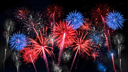 usa america united states new year or independence day celebration holiday background greeting card 