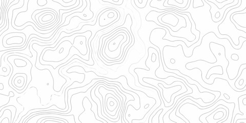 Topographic map. Geographic mountain relief. Abstract lines background. Contour maps. Vector illustration, Topo contour map on white background, Topographic contour lines vector map seamless pattern. 