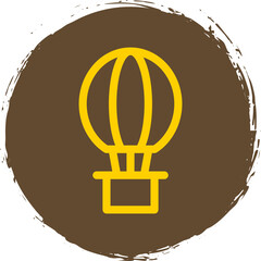 Sticker - Hot Air Balloon Icon