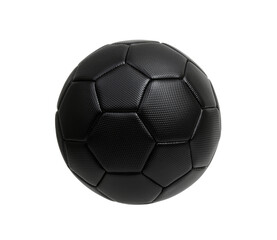 Poster - Black soccer ball isolated on white