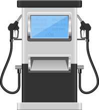 Gas Pump Clipart Design Illustration