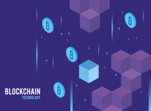 Cubes And Bitcoins Blockchain Technology